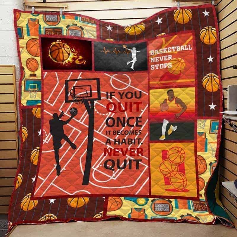 Basketball CLA1610140Q Quilt Blanket