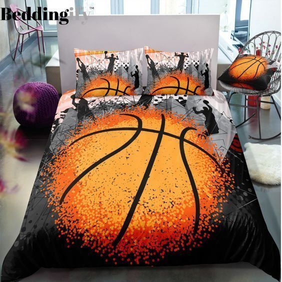 Basketball Cotton Bed Sheets Spread Comforter Bedding Set