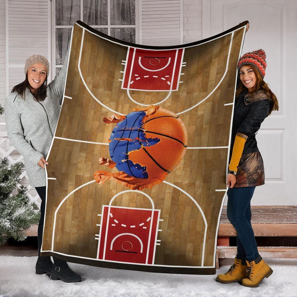 Basketball Sherpa Fleece Blanket