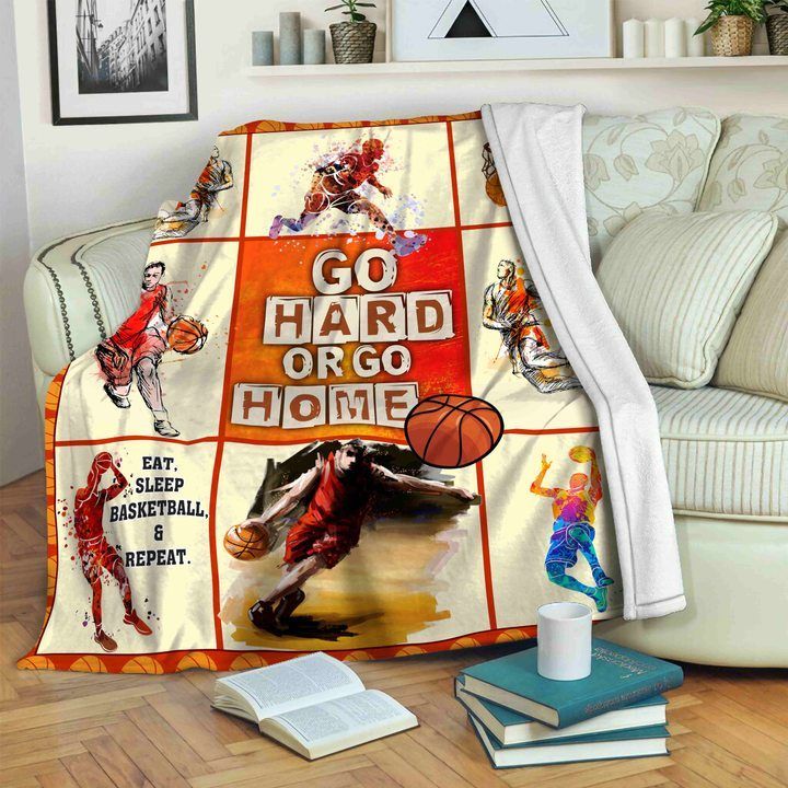 Basketball Sherpa Fleece Blanket