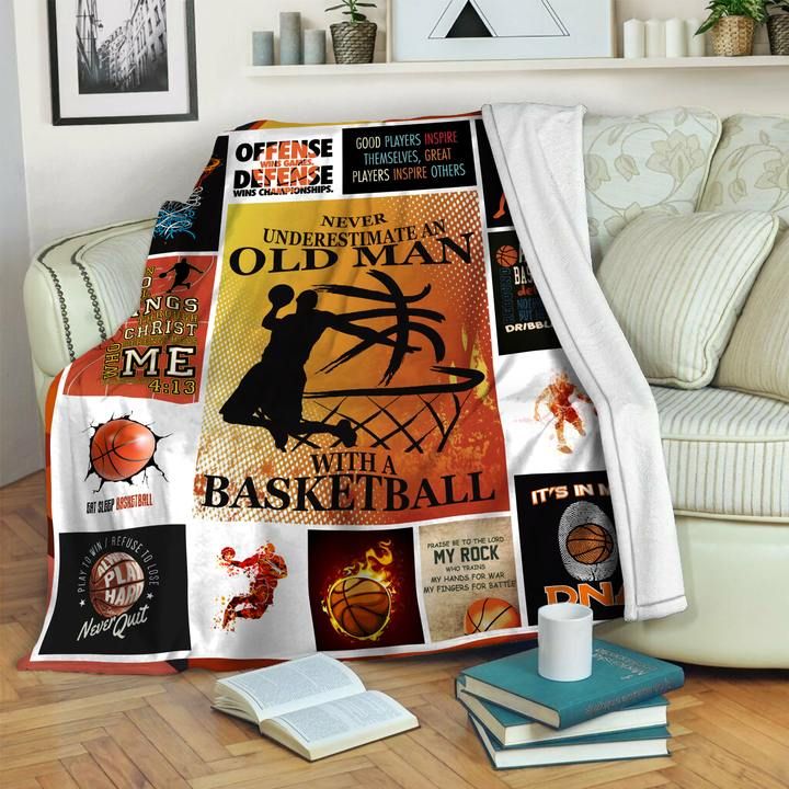 Basketball Sherpa Fleece Blanket