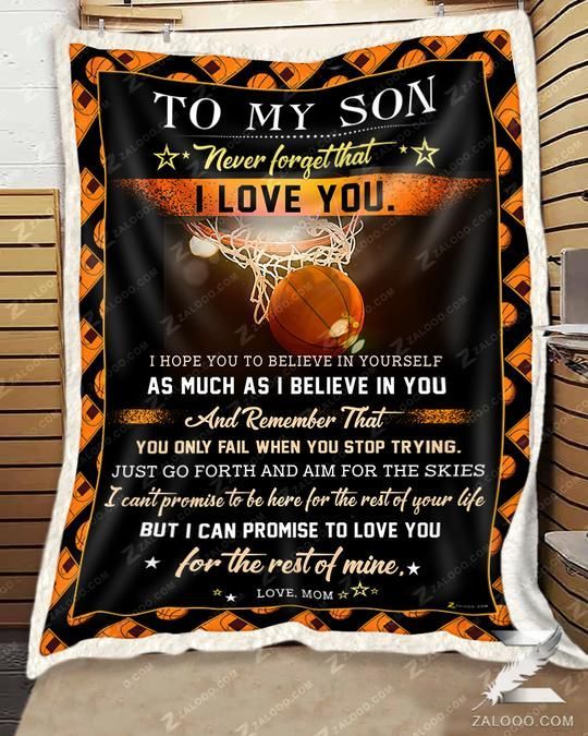 Basketball Sherpa Fleece Blanket