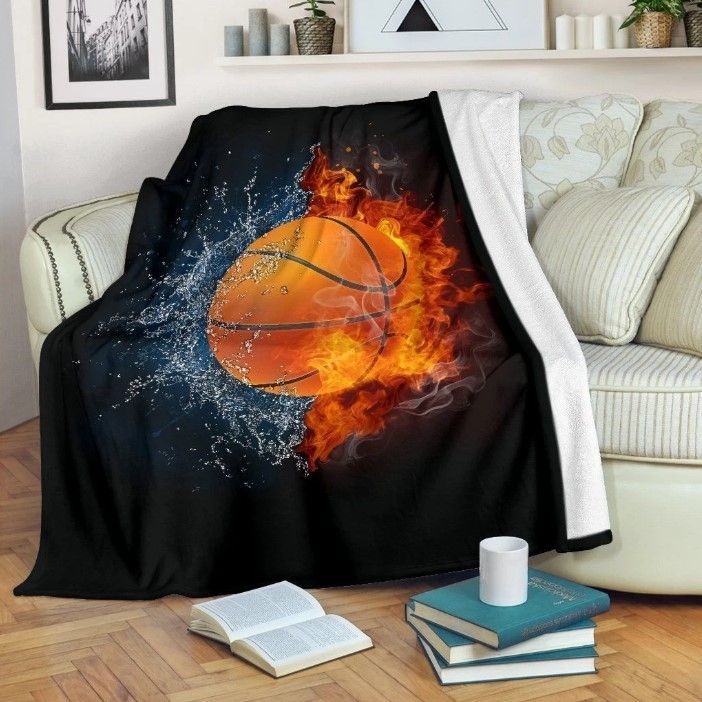 Basketball Sherpa Fleece Blanket