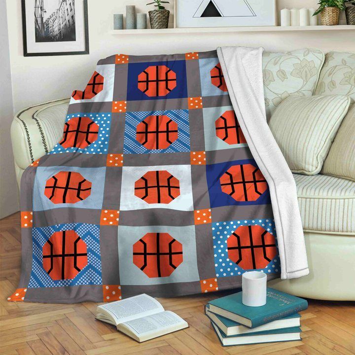 Basketball Sherpa Fleece Blanket