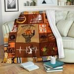 Basketball Sherpa Fleece Blanket