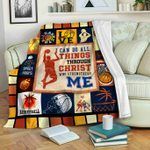 Basketball Sherpa Fleece Blanket