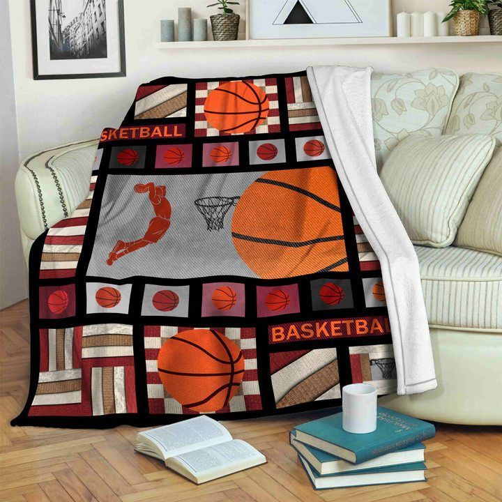 Basketball Sherpa Fleece Blanket