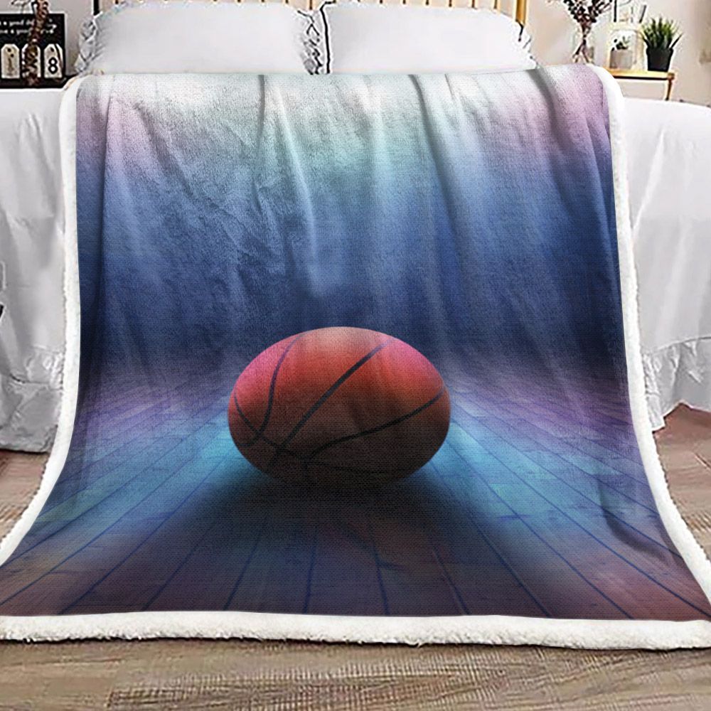 Basketball Sherpa Fleece Blanket
