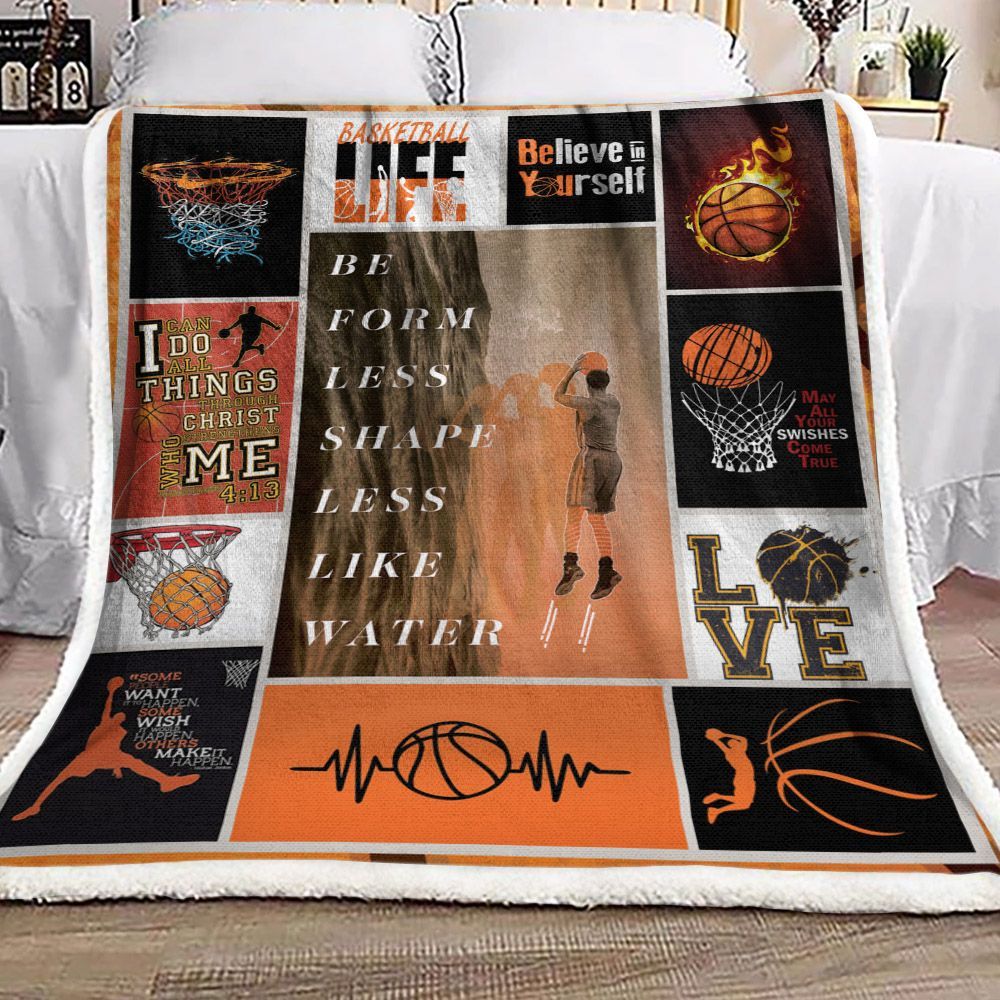 Basketball Sherpa Fleece Blanket