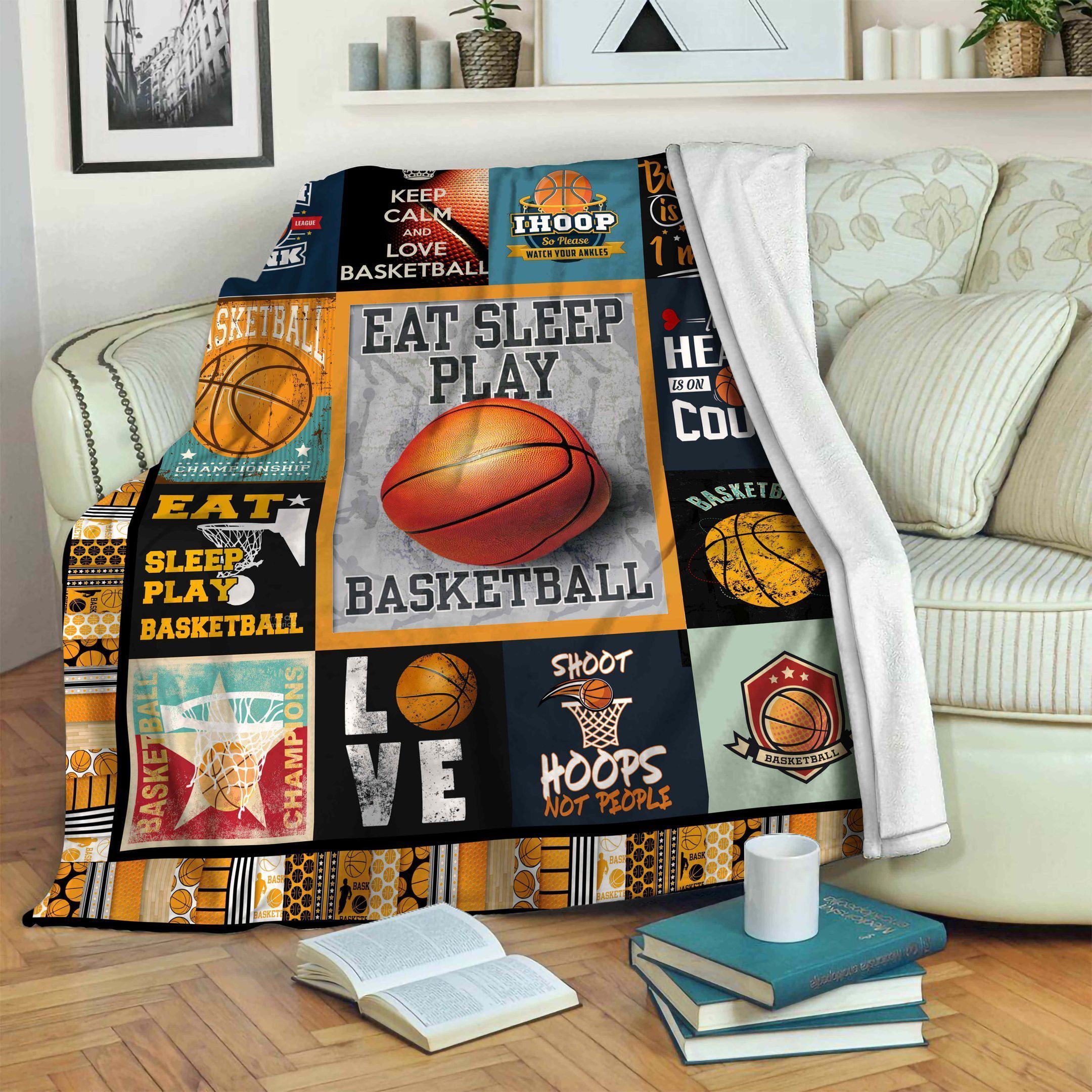 Basketball Fleece Blanket