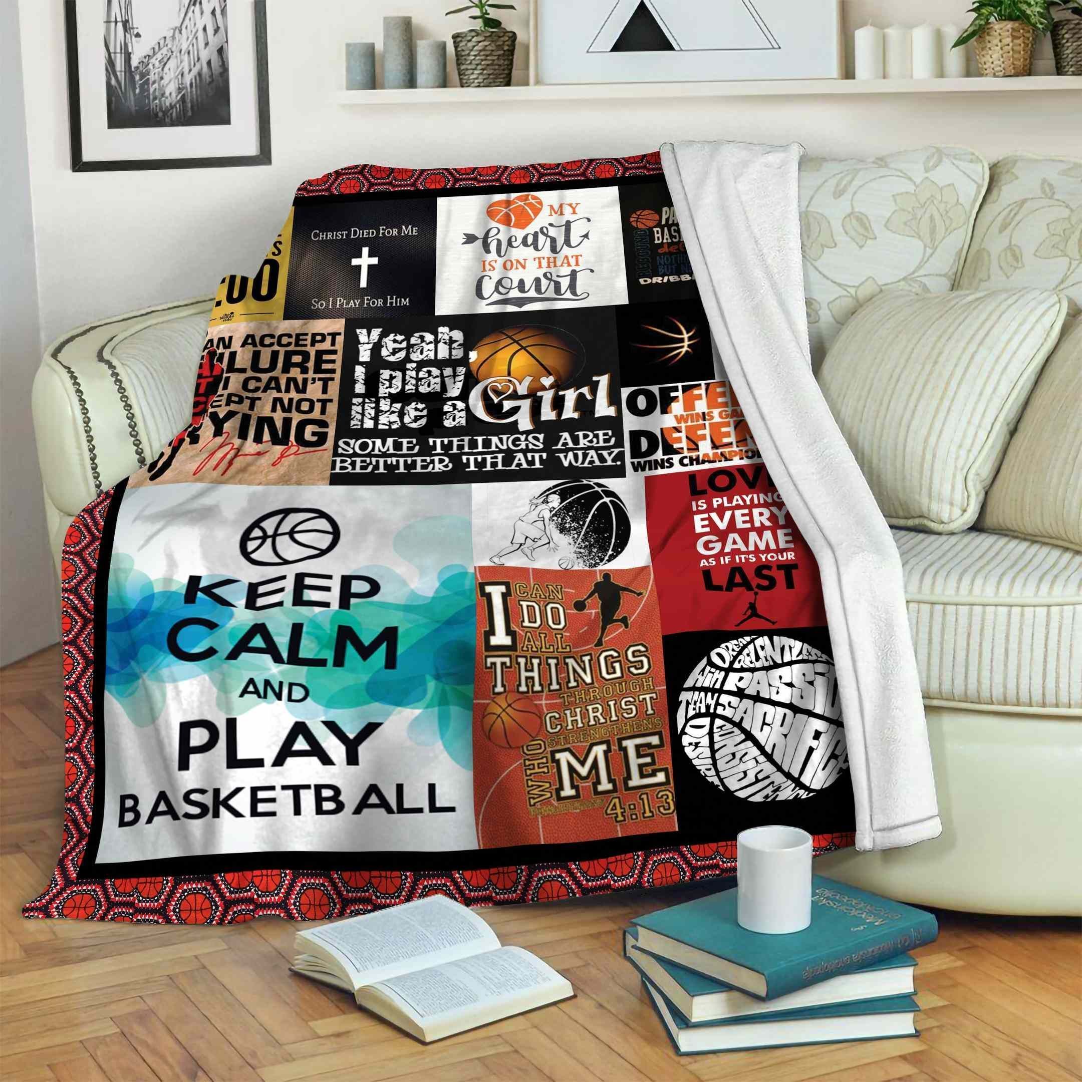 Basketball Fleece Blanket