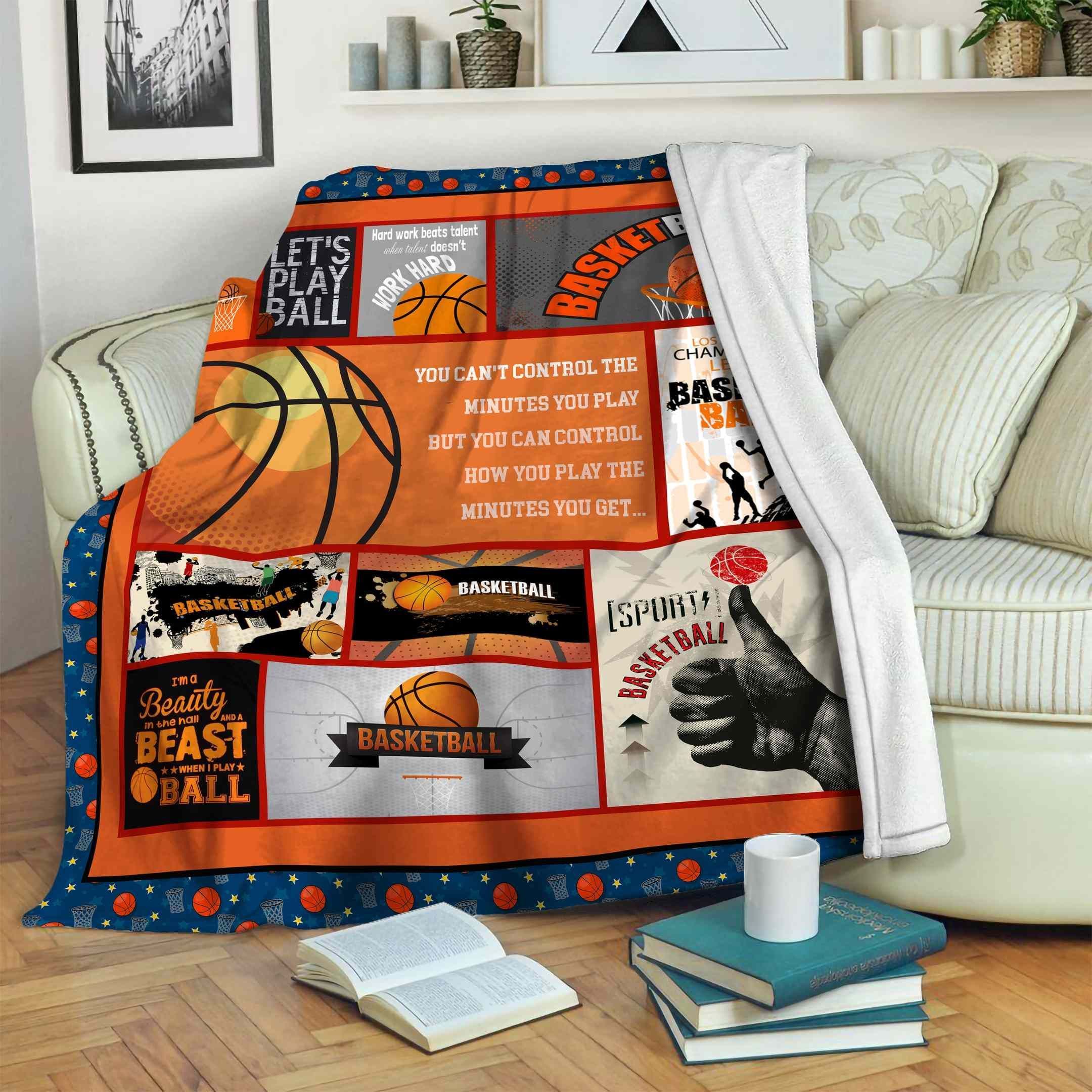 Basketball Fleece Blanket