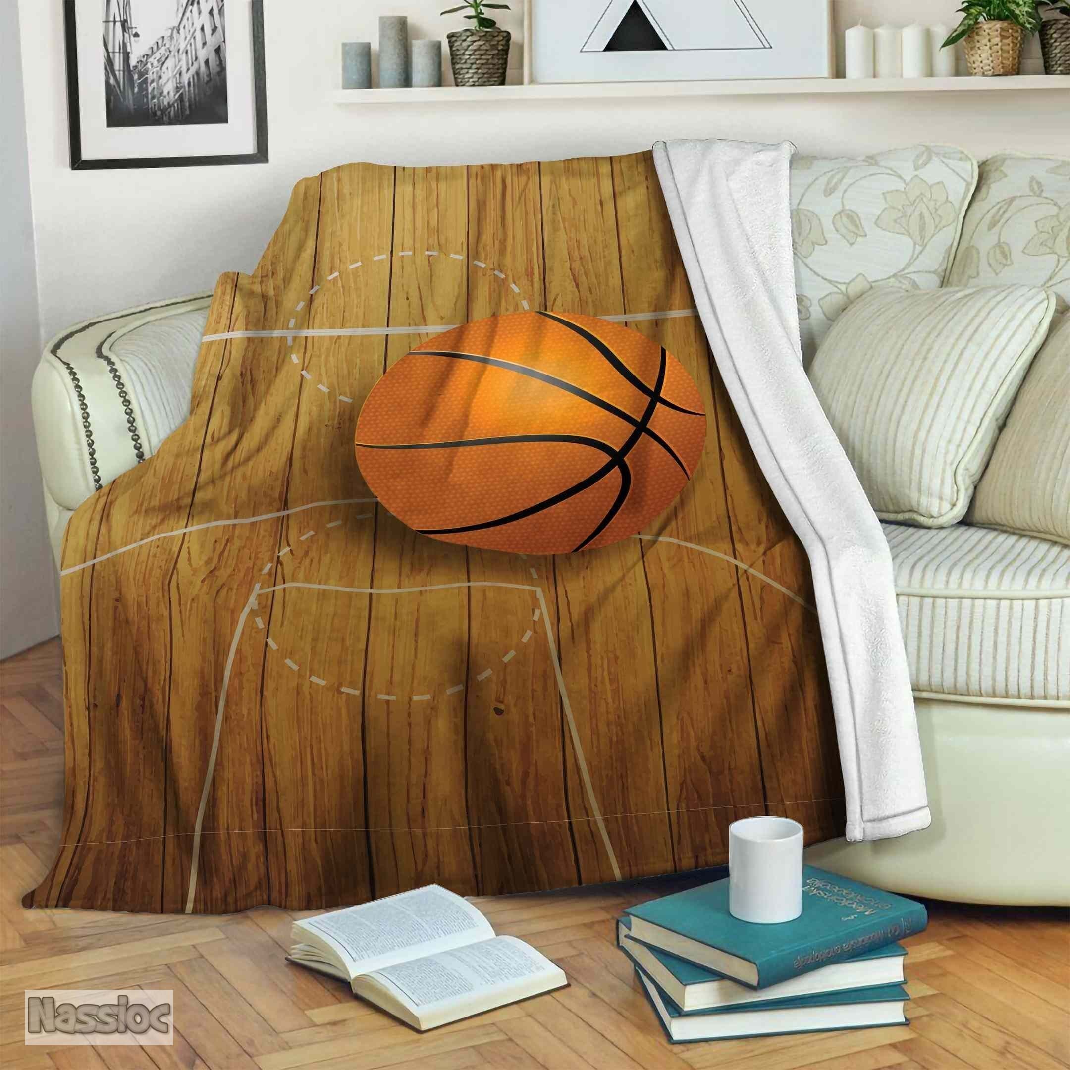 Basketball Fleece Blanket
