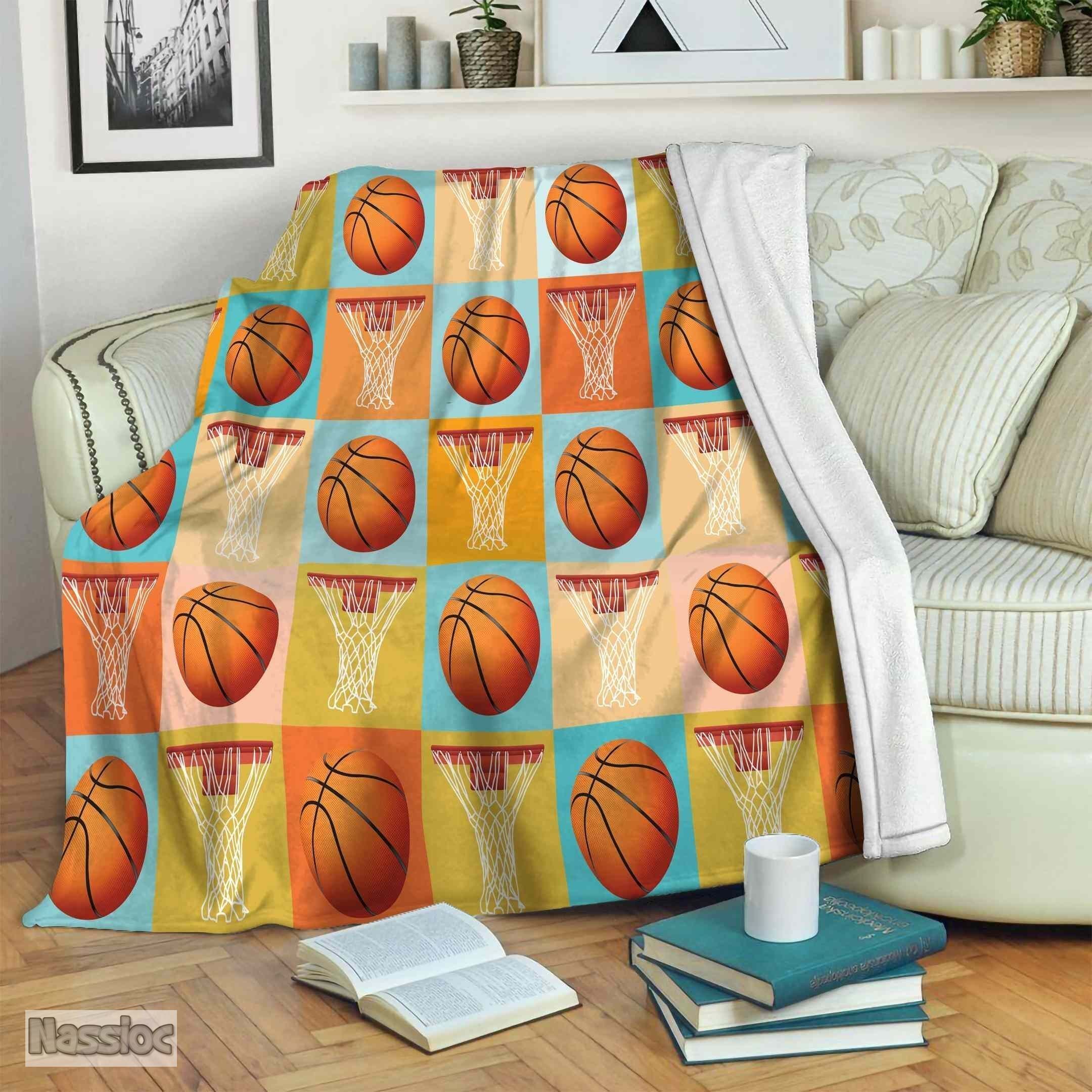 Basketball Fleece Blanket