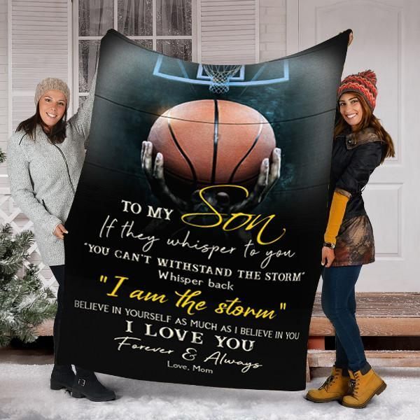Basketball Sherpa Fleece Blanket