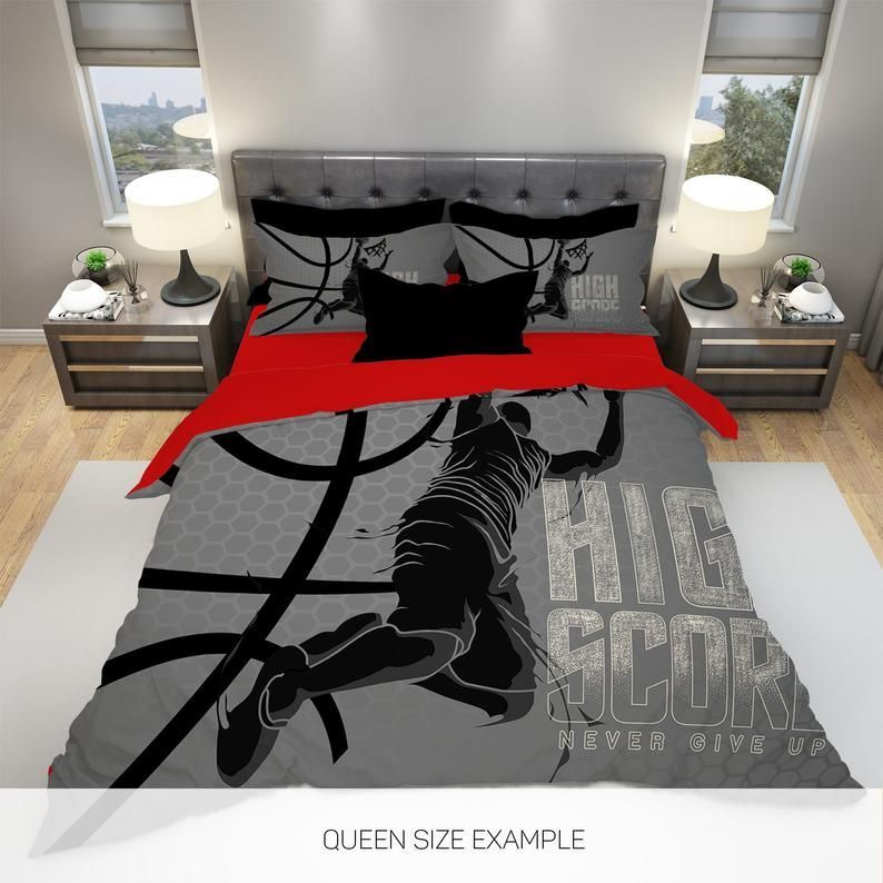 Basketball High Score Bedding Set