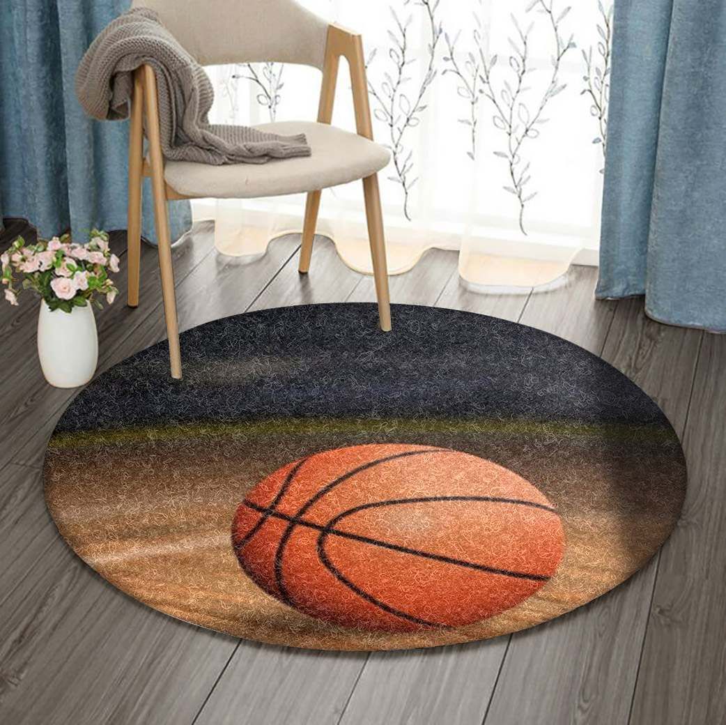 Basketball Round Carpet