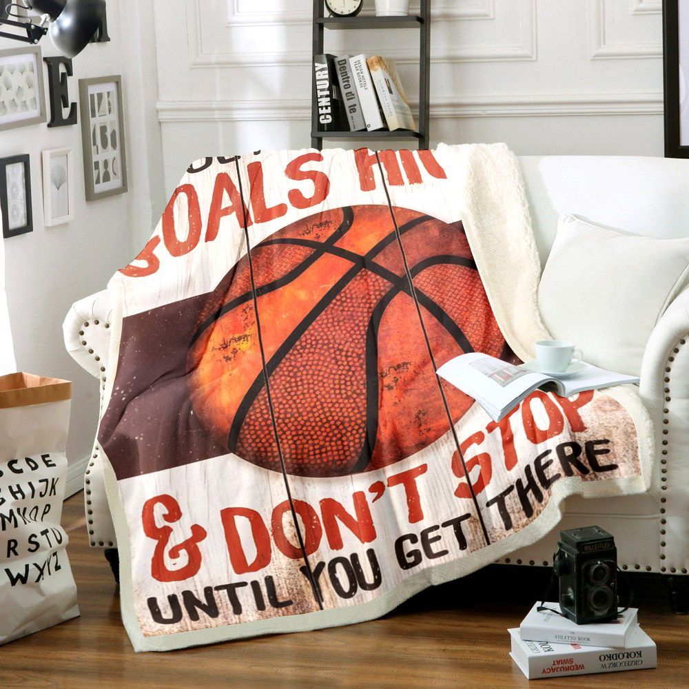 Basketball Sherpa Fleece Blanket