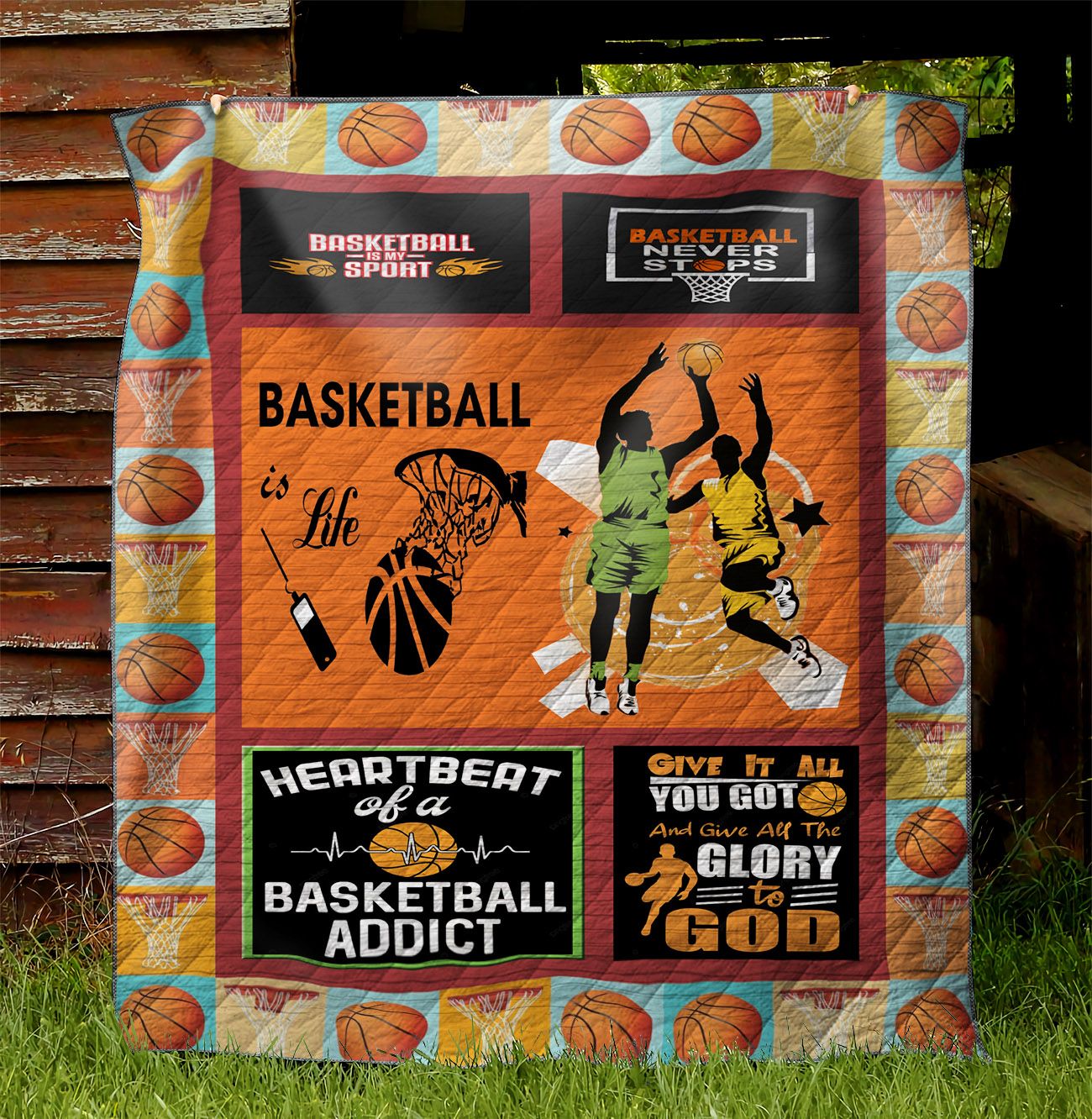 Basketball Is Life NI3001043YD Quilt Blanket