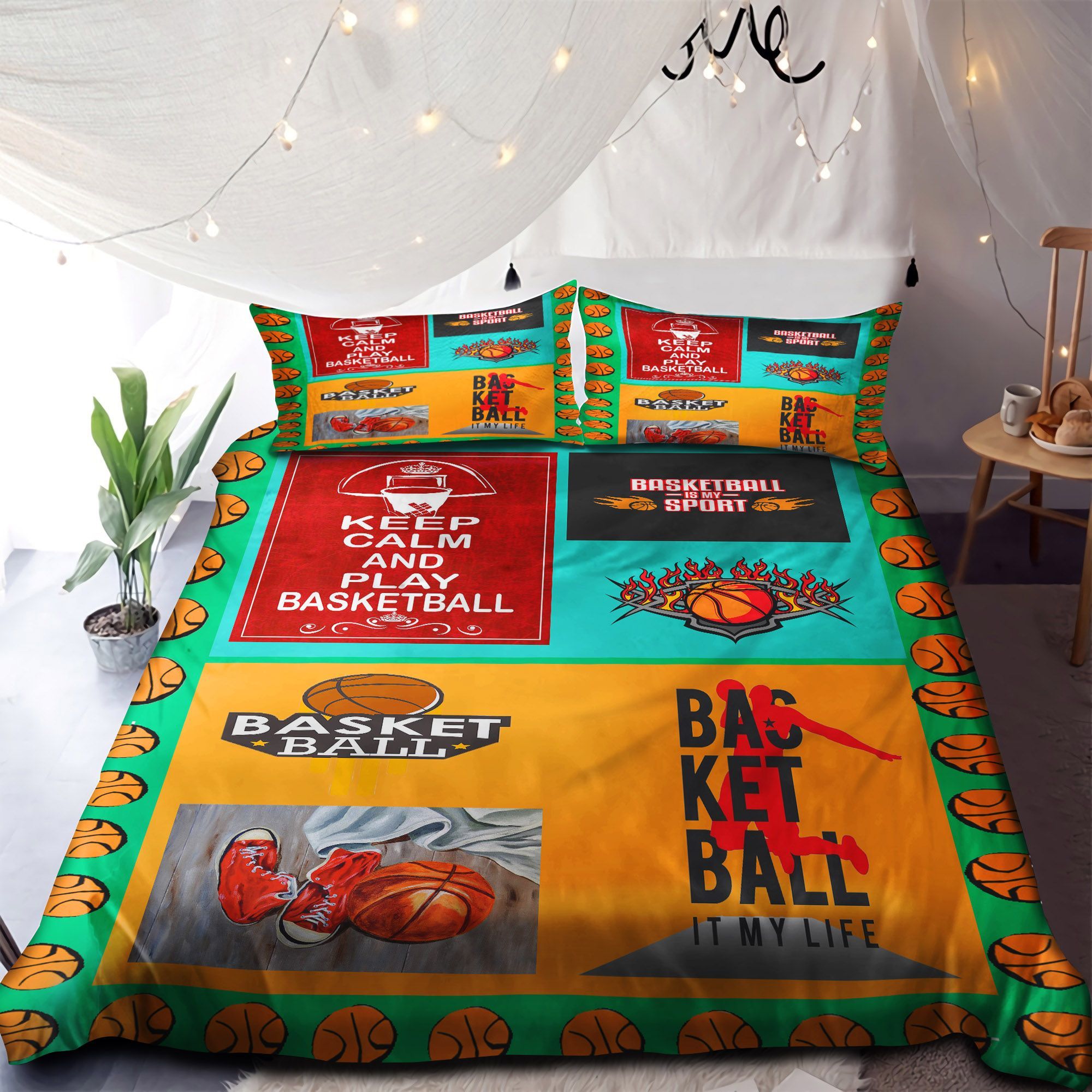 Basketball Is My Sport Bedding Set