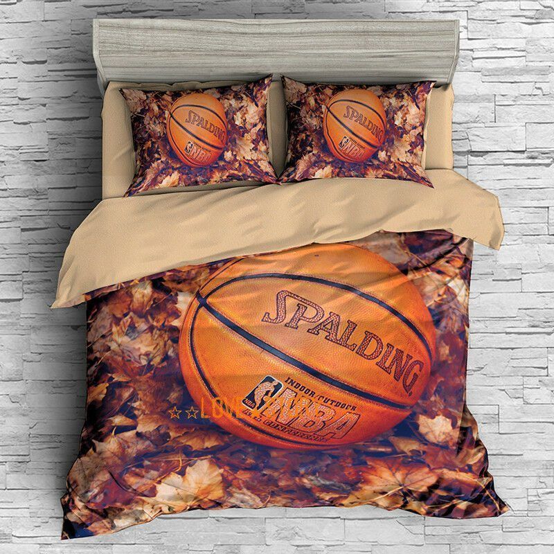 Basketball Maple Leaf Bedding Set