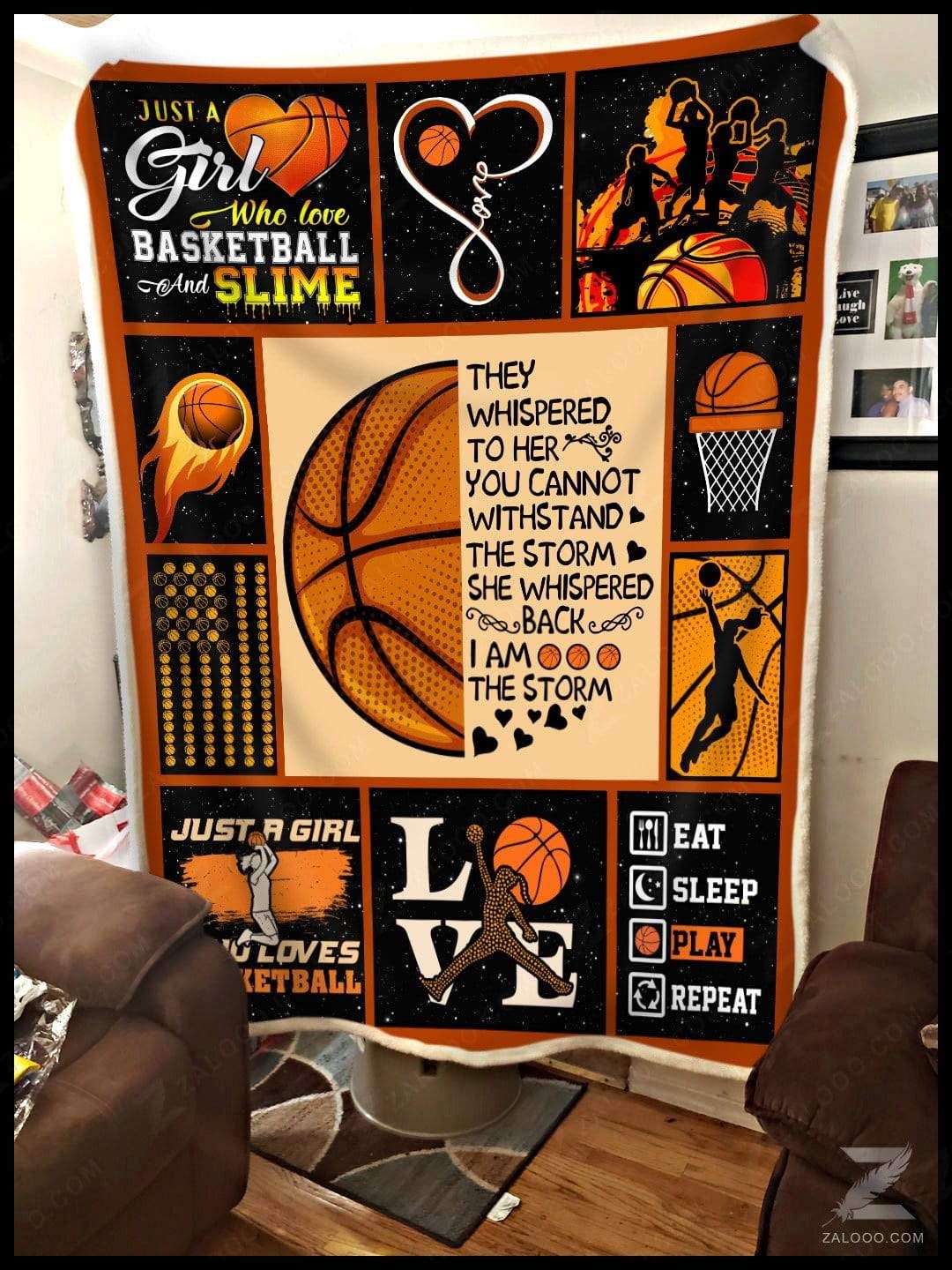 Basketball Fleece Blanket