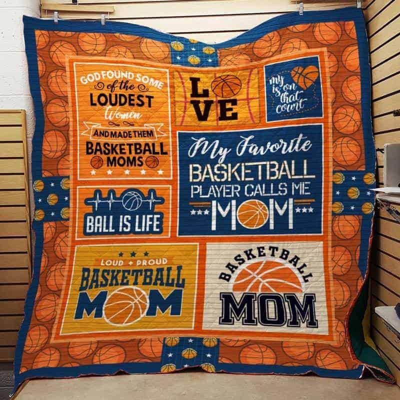 Basketball Mom CLA1610087Q Quilt Blanket