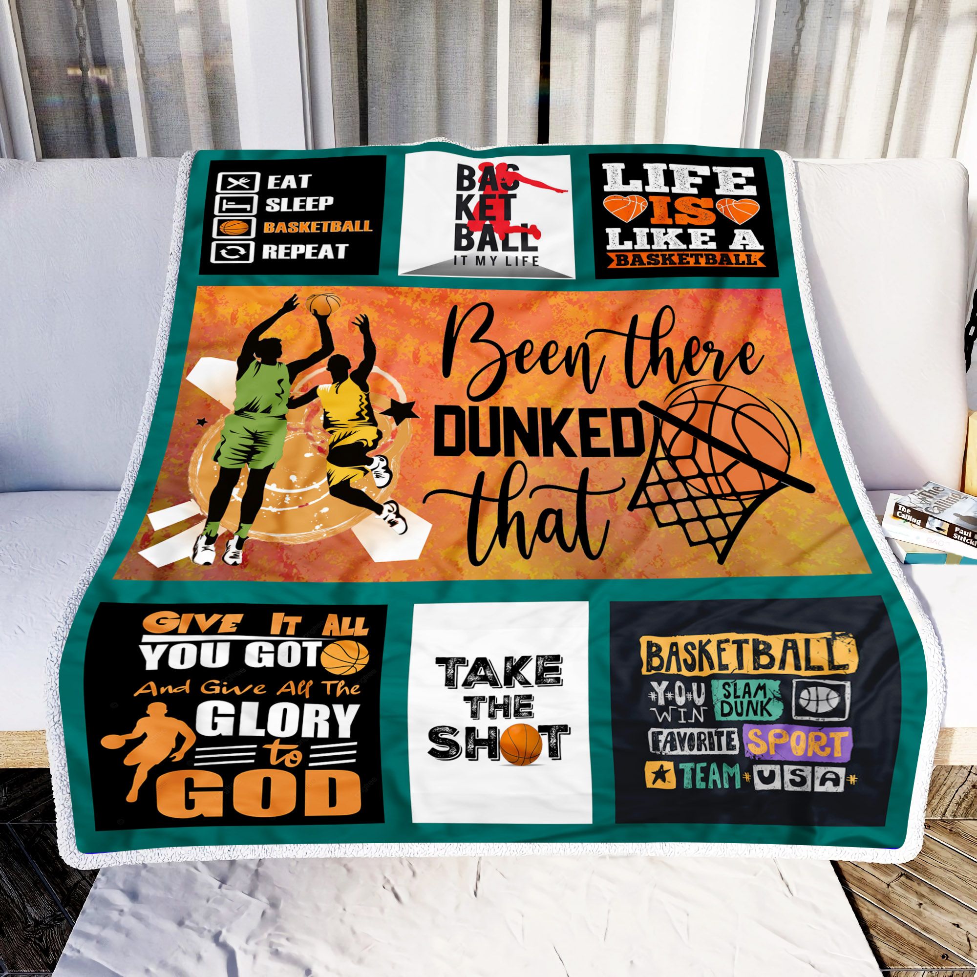 Basketball My Life Fleece Blanket