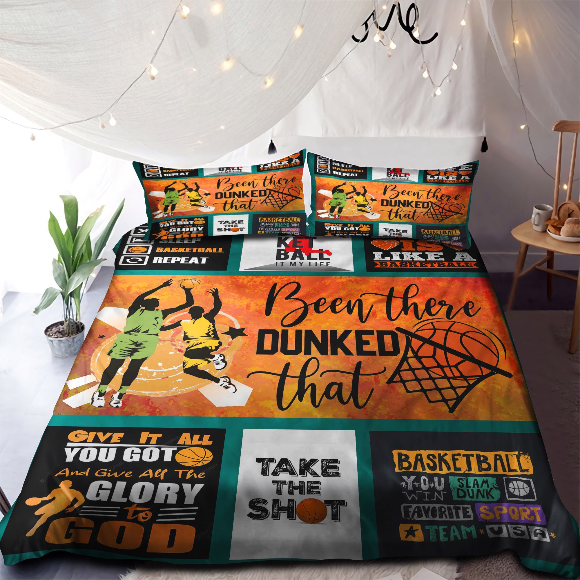 Basketball My Life Bedding Set