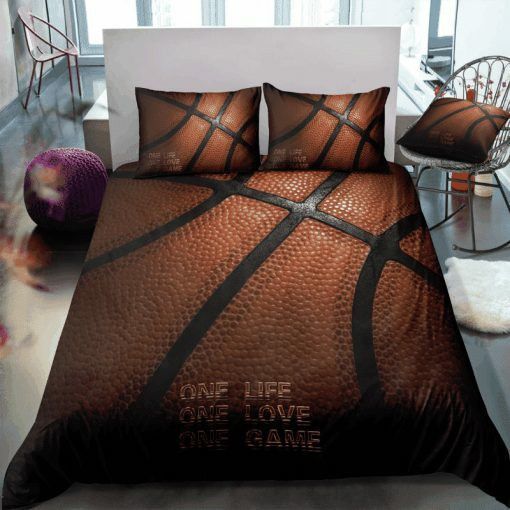 Basketball One Life One Love One Game Bedding Set