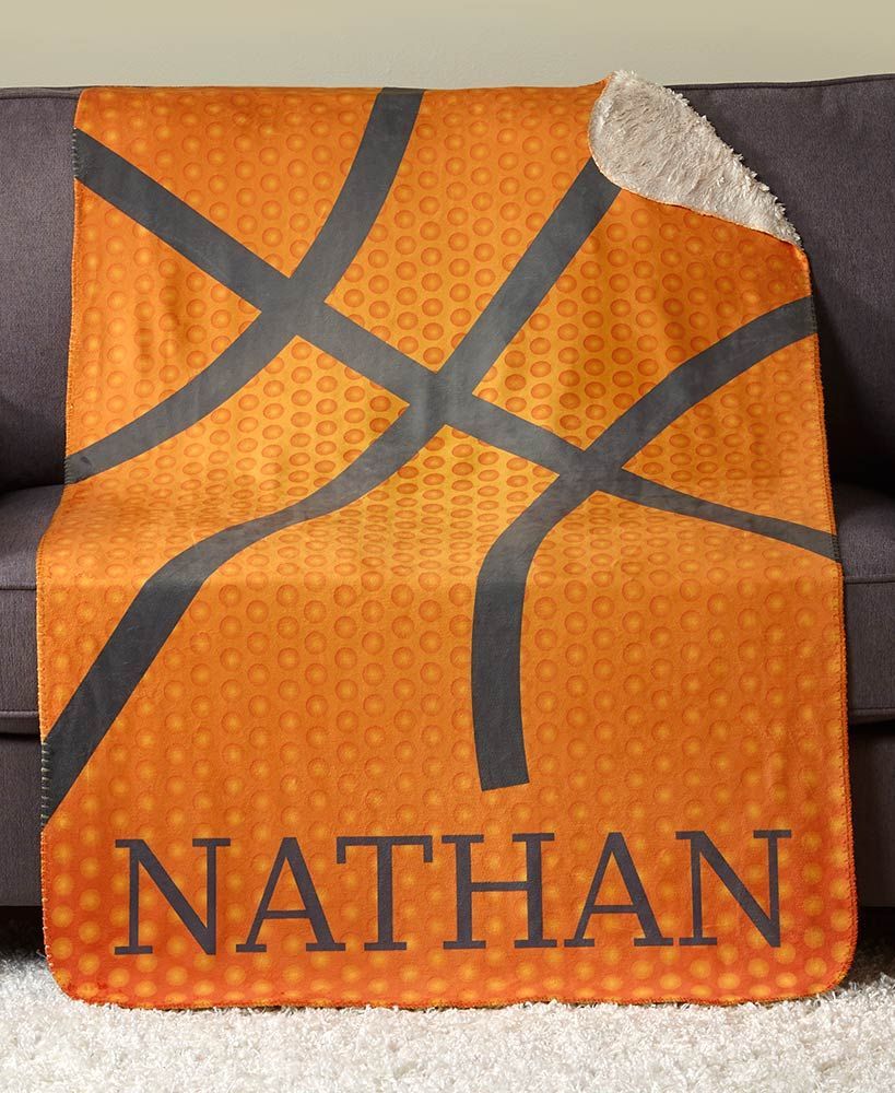 Basketball Personalized Fleece Blanket