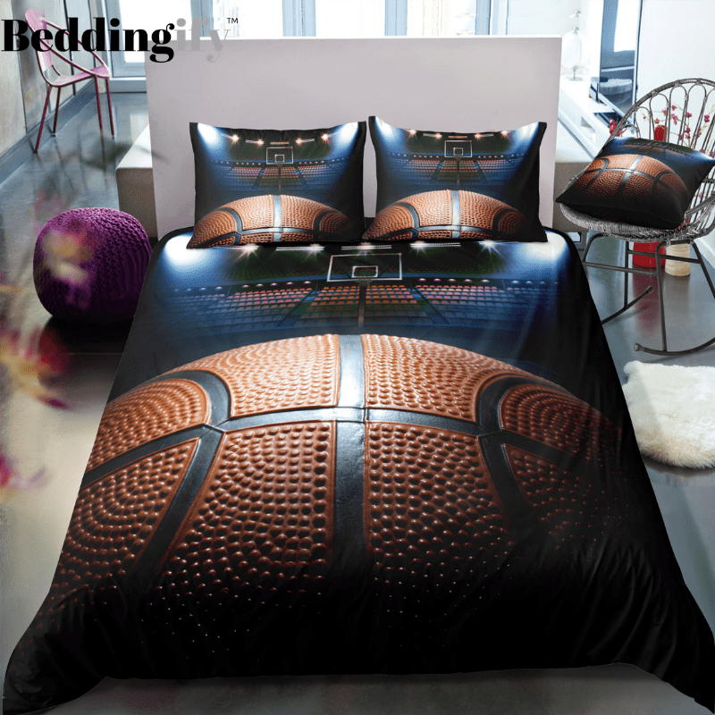Basketball Picture Bedding Set