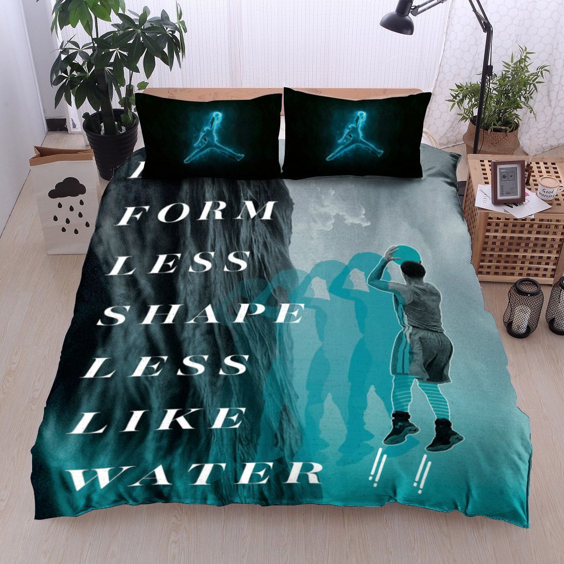 Basketball Poetry Bedding Set