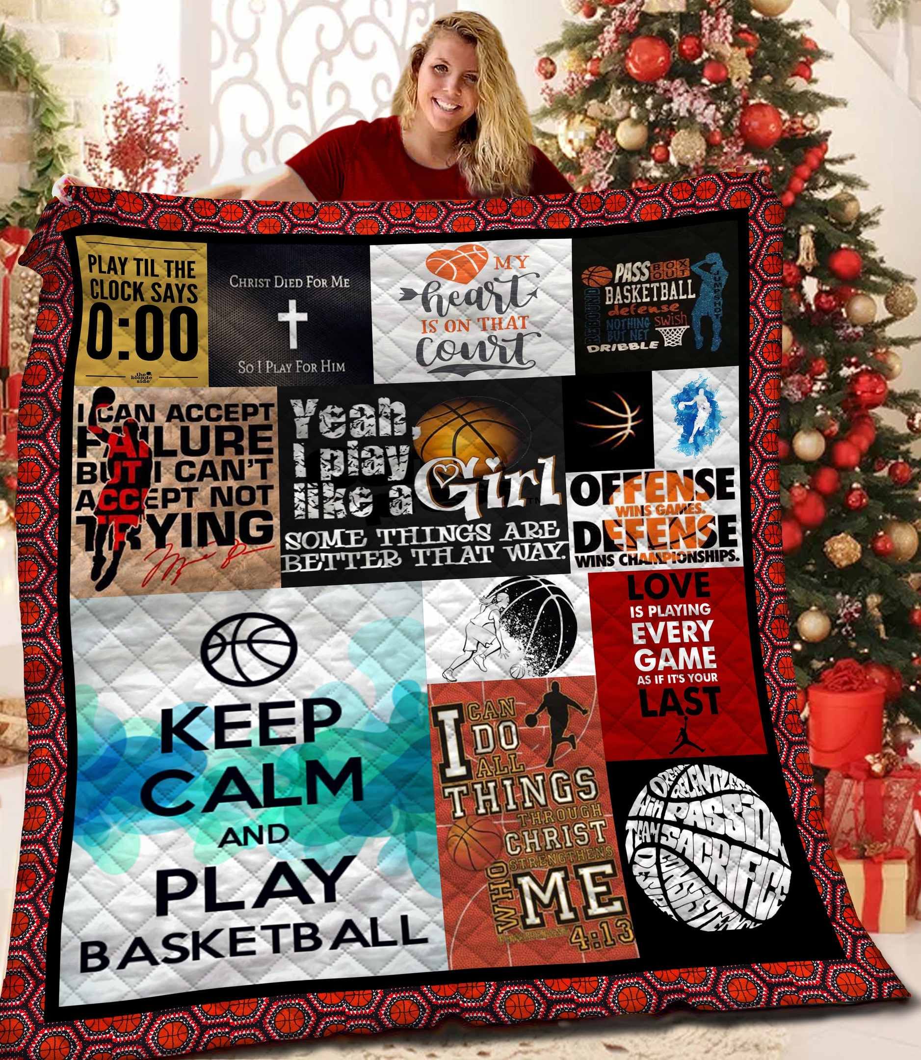 Basketball Quilt Blanket BBB081122SM