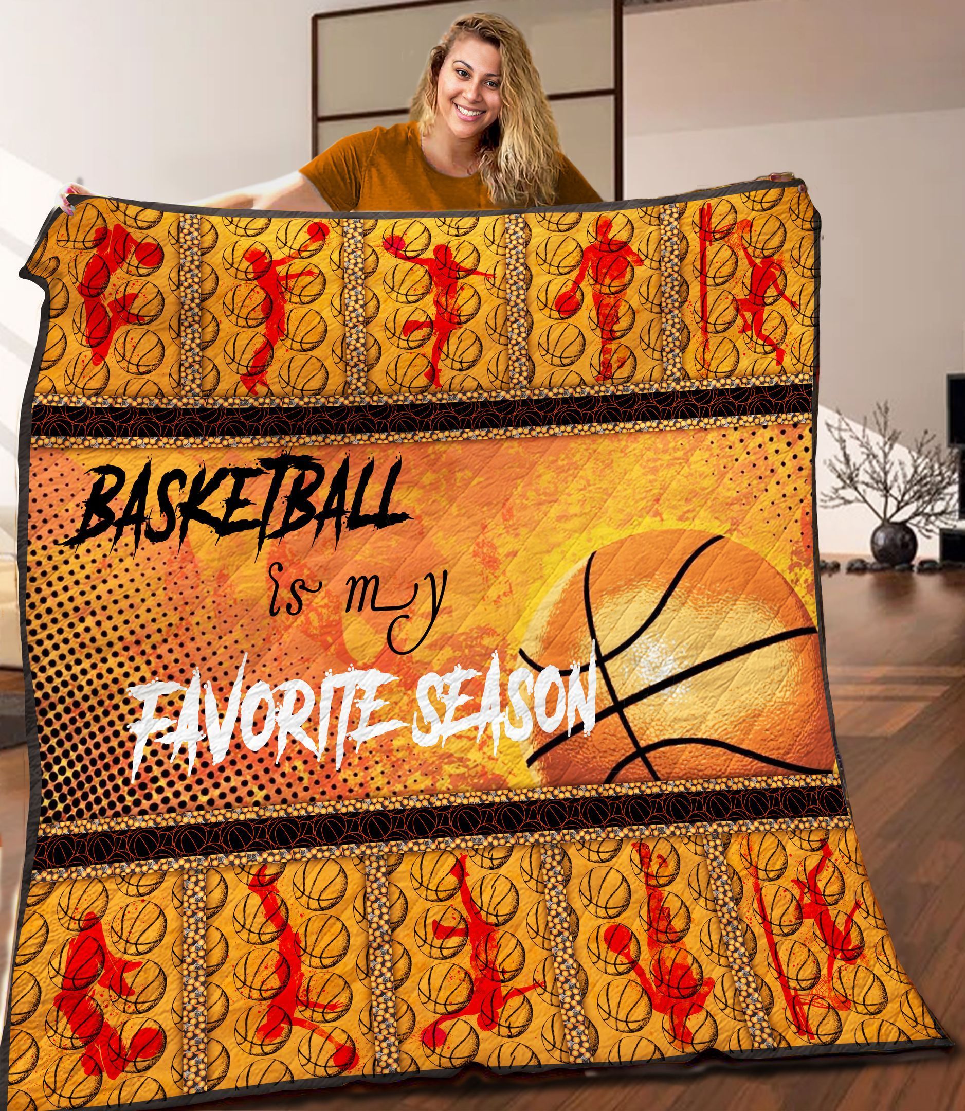 Basketball Quilt Blanket C9B050314MI