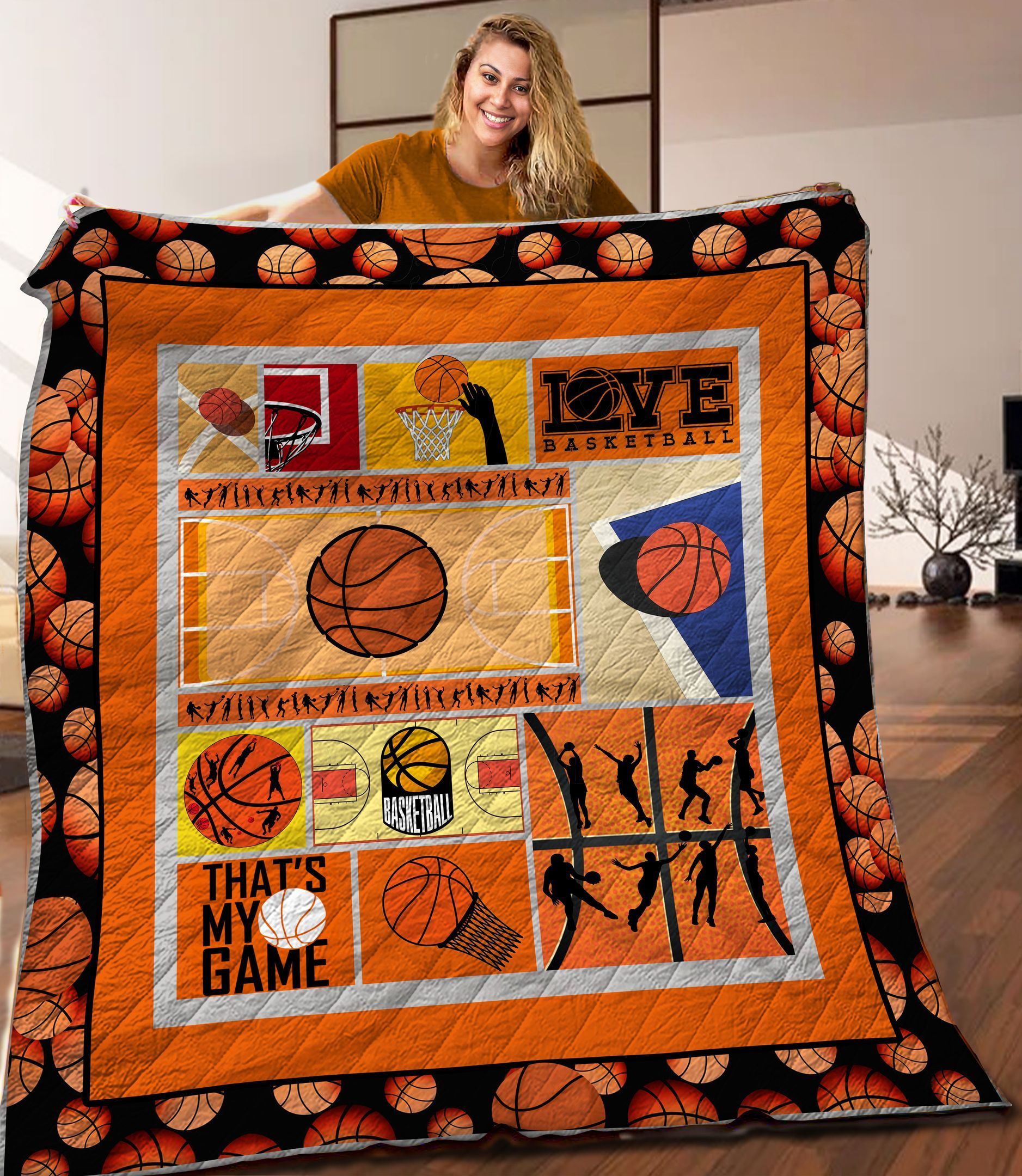 Basketball Quilt Blanket C9B050323TY
