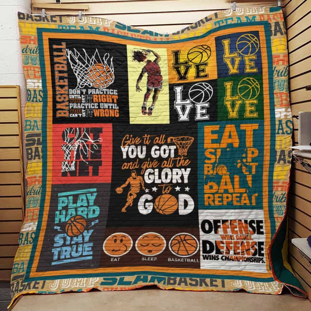 Basketball Quilt Blanket DHC0502892TD