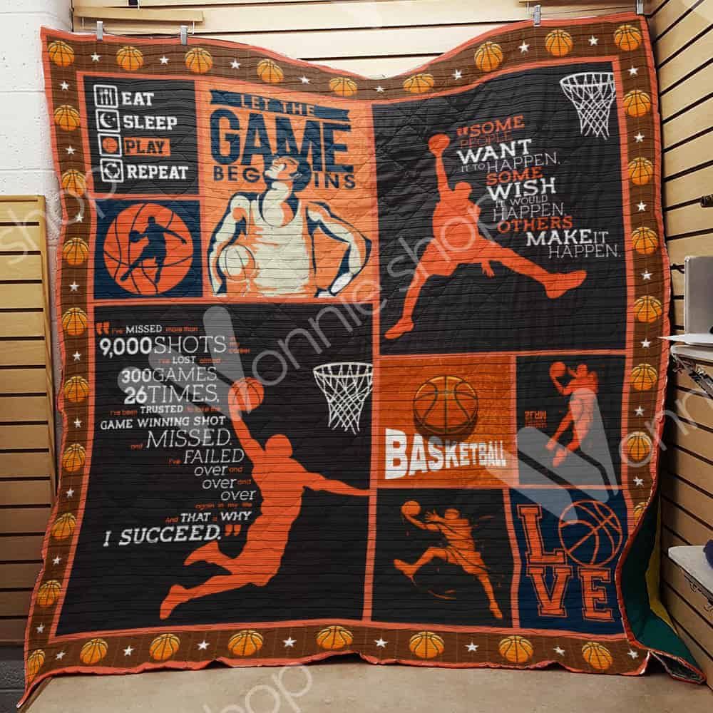 Basketball Quilt Blanket DHC1102615TD