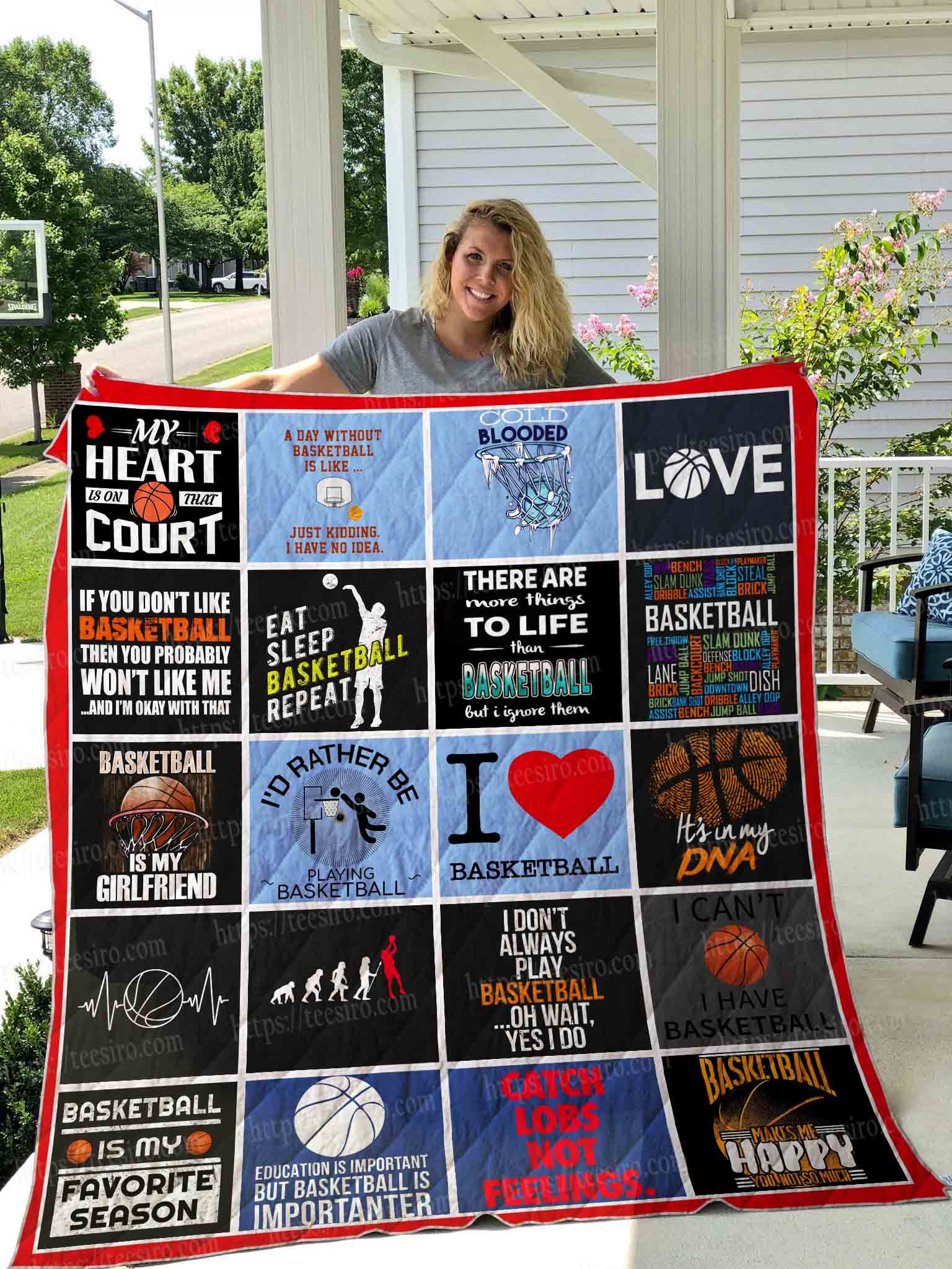 Basketball Quilt Blanket DHC1501432VT