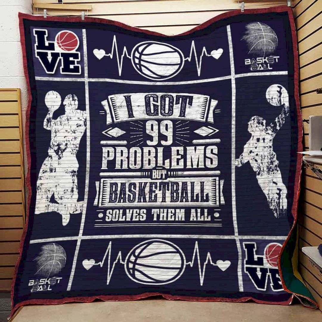 Basketball Solves All CLD280643 Quilt Blanket
