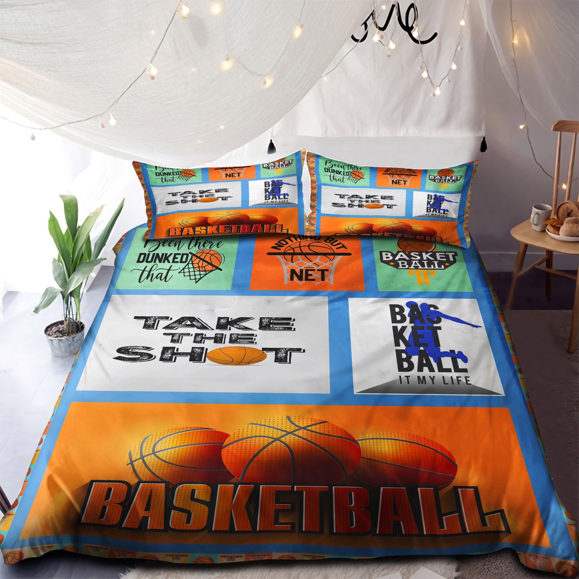 Basketball Take The Shot Bedding Set