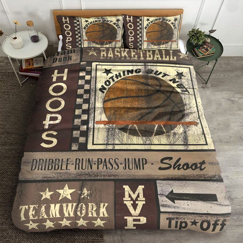 Basketball Team Work Bedding Set
