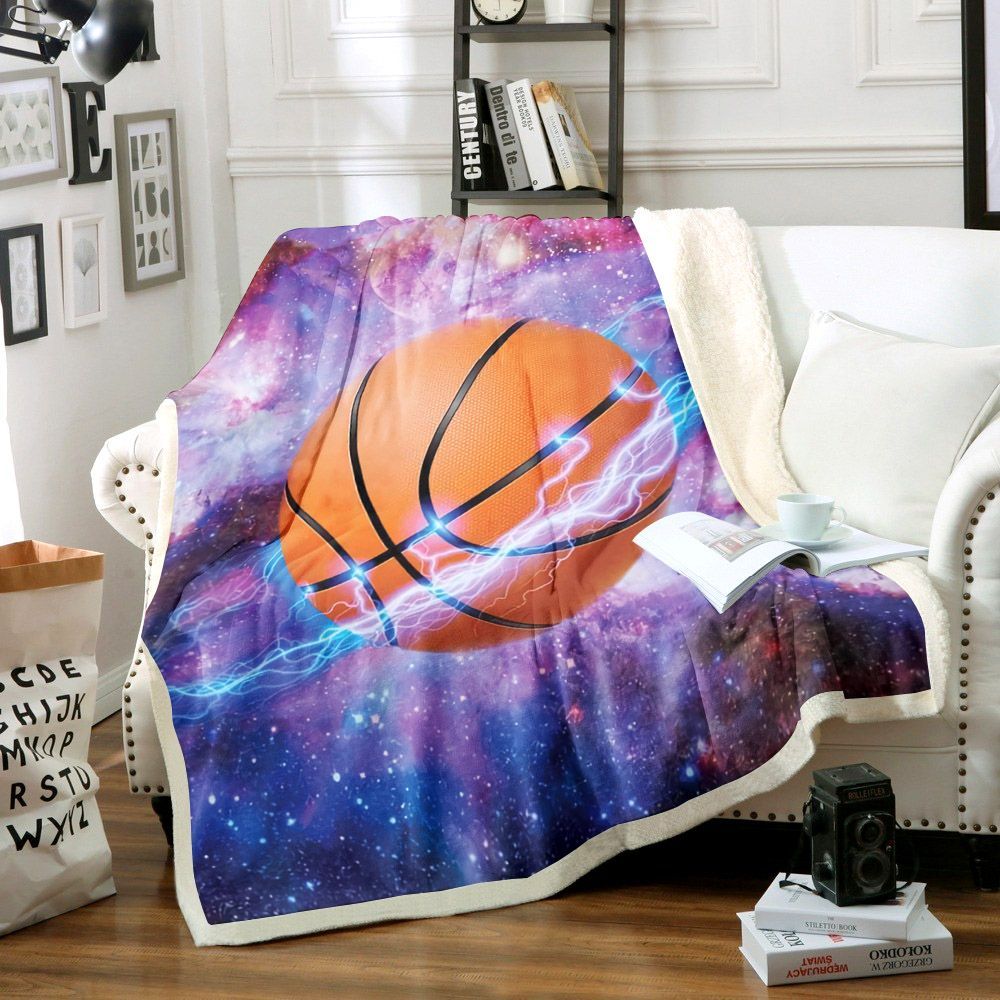 Basketball Sherpa Fleece Blanket