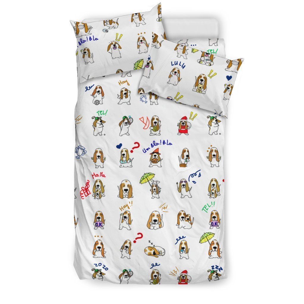 Basset Hound Bedding Set