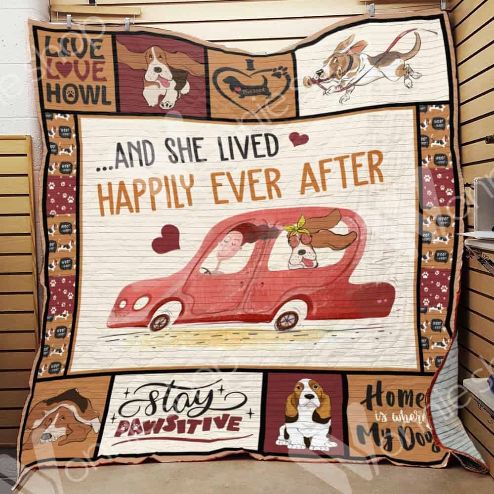 Basset Hound Dog Blanket LNT0612007 Quilt Blanket