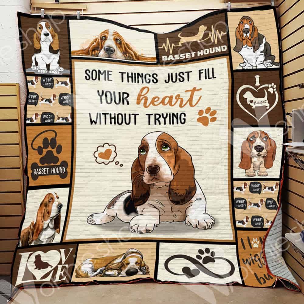 Basset Hound Dog Blanket LNT1012044 Quilt Blanket