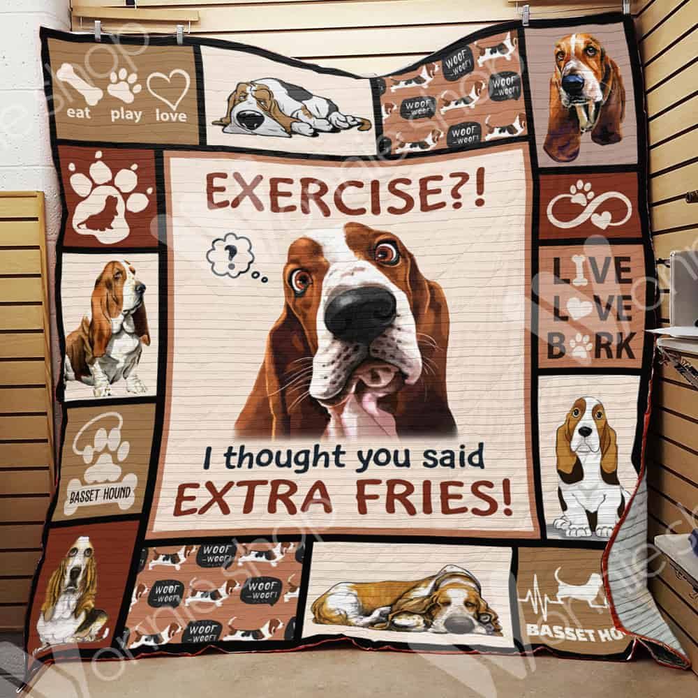 Basset Hound Dog Blanket LNT1012111 Quilt Blanket