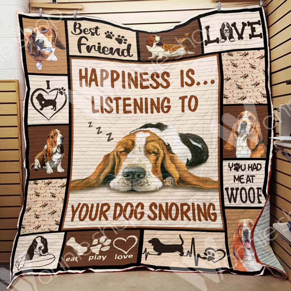 Basset Hound Dog Blanket LNT1112006 Quilt Blanket