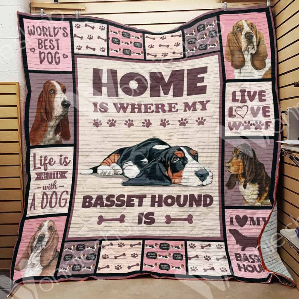 Basset Hound Dog Blanket LNT1212029 Quilt Blanket