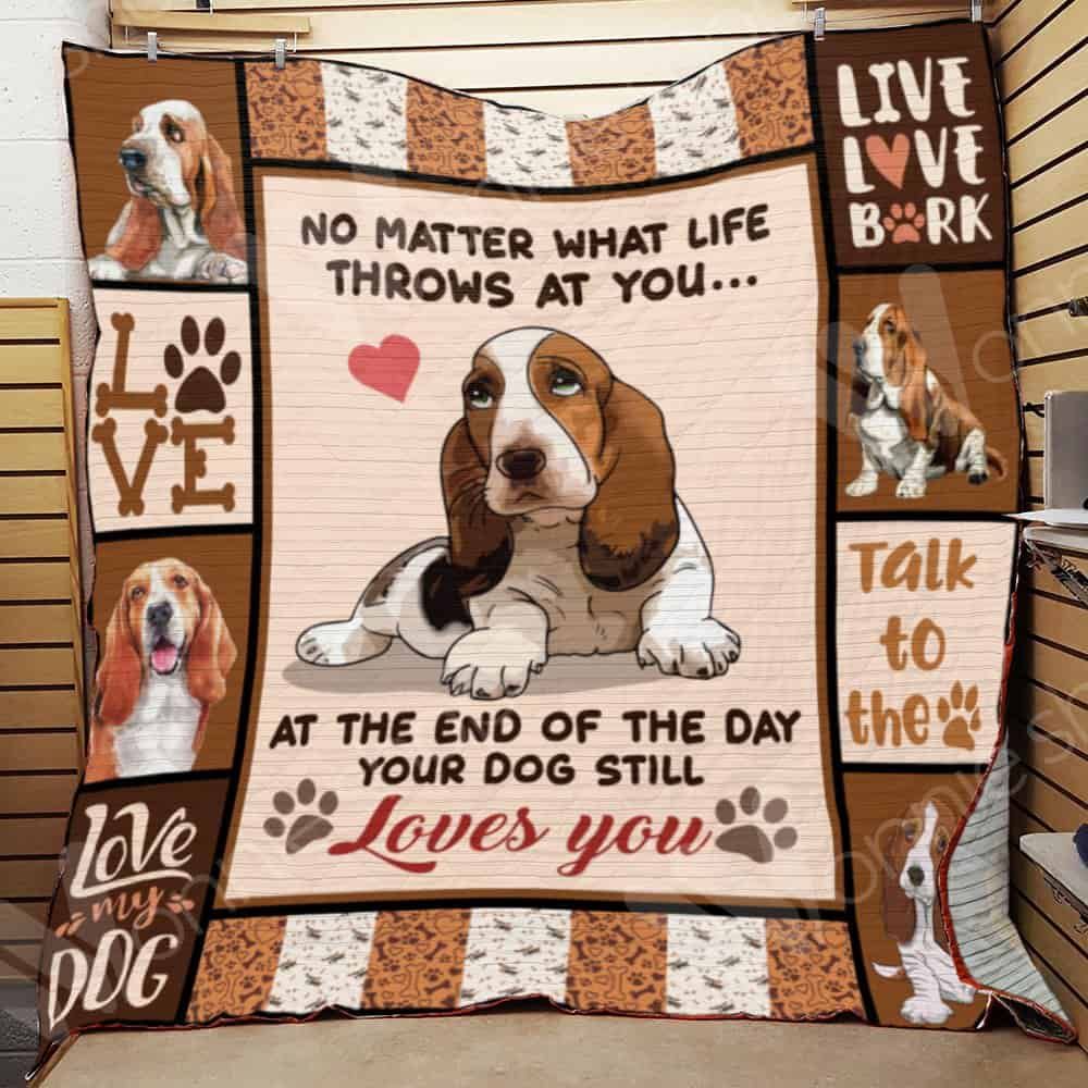 Basset Hound Dog Blanket LNT1512022 Quilt Blanket